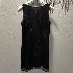 Women’s black sleeveless dress